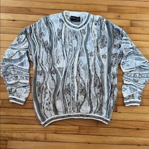 Vintage textured grandpa sweater